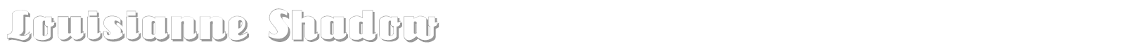 Louisianne Black font preview